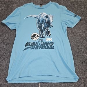 Universal Studios 5k Dyno Runners Tee Men's Size L
